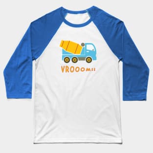 Cement mixer truck Baseball T-Shirt